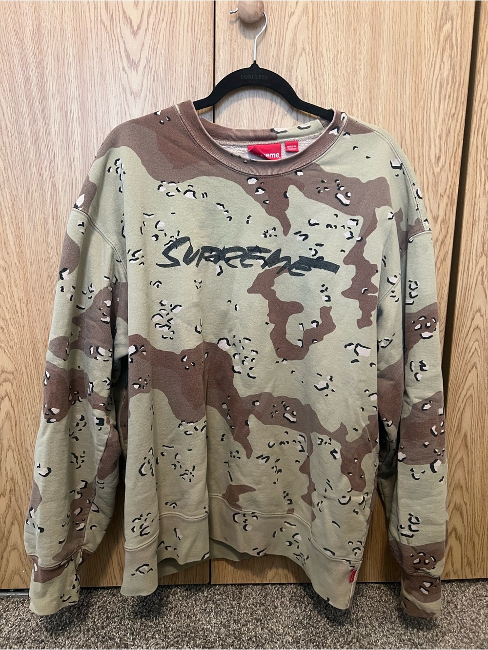 Supreme camo colorway crew neck